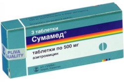 Сумамед для лечения лакунарной ангины