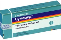 Сумамед при лечении тонзиллита